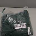 Rectangular Umbrella Canopy Replacement 6 Ribs, Fade Resistant Replacement Umbrella Canopy, Heavy Duty Polyester Fabric Outdoor Shade Canopy Cover for Market Table Cantilever Parasol Top Cover(Green)