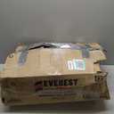 Bedfolks Orthopedic Dog Bed for Extra Large Dogs - Egg Foam Dog Crate Bed with Removable Waterproof Cover, Pet Bed Mat Suitable for Dogs and Pets Up to 100 lbs (44 x 32 x 3.5 inches, Grey)