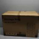 144 QT / 36 Gal Stackable Storage Bins (1 Lid) w/Wheels & Magnetic Doors, Collapsible Plastic Organizer Cabinet for Closet Office Garage - White Storage Containers