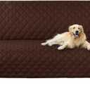 U-NICE HOME Futon Sofa Covers Reversible Sofa Slipcover Armless Couch Cover Furniture Protector Water Resistant (Futon, Brown/Beige)