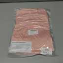 Women's Lace Trim Satin Mini Skirt Low Waisted Zip Back Half Silk Slip Bodycon Short Skirts with Lining (Pink, L)