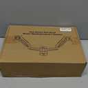 MOUNT PRO Dual Monitor Wall Mount for 13 to 32 Inch Computer Screens, Wall Monitor Arm for 2 Monitors, Each Holds Up to 19.8lbs, Full Motion Wall Monitor Mount with VESA 75x75/100x100 (Black)