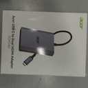 Acer 4-in-1 USB C Hub, Type C to Dual HDMI Adapter 4K@60Hz