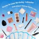 Color Nymph Girls Makeup Gift Set for Teens, Makeup Kit for Girl, Birthday Gift for Teen Girls, 24Pcs Birthday Advent Calendar, Mystery Makeup Box #Blue