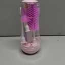 Electric Bottle Brush Cleaner, Portable Electric Baby Bottle Brush Cleaner for Travel, Rechargable Travel Bottle Cleaner Kit with Nipple & Straw Brush, Perfect Mom Essentials After Birth Gift, Pink (Round Model for Home Use)