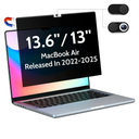Magnetic Privacy Screen for Macbook Air 13.6/13 Inch (2022-2026, M2, M3, M4, M5), Removable Matte Anti Glare Blue Light Protector Private Security Filter for 13.6inch Mac Laptop Computer