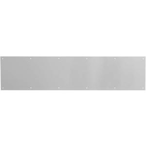 Prime-Line MP4616J Door Kick plate, 8 In. x 34 In., Satin Aluminum (Single Pack)