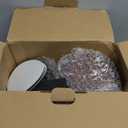 Bed Risers 4 Inch, Premium Pine Wood Furniture Risers - Sturdy 4-Inch Lifts for Heavy-Duty Support and Enhanced Decor (Dark Brown, 4 Inch)