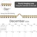 4 x 2026 Calendar 18 Monthly Wall Calendar Runs from January 2026 until June 2027 Spiral Binding Hanging 11.5" x 14.7" Thick Paper with Julian Dates and Block for School OfficeSimplicity