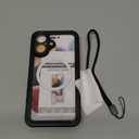 Temdan Magnetic for iPhone 16 Case Waterproof,Built-in Screen Protector[IP68 Underwater][Upgrade Military Dropproof][Compatible with MagSafe] Full Body Shockproof for Case 6.1''-Black