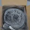 Bedsure GentleSoft Sherpa Fleece Twin Blanket for Couch, Non-Heated, Thick and Warm Throw for Women and Men, Soft Fuzzy Plush Blanket for Winter, Grey, 60x80 Inches