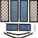 Tesla Model Y Cabin Air Filter Set, 6-Pack HEPA and Mesh Filters, 2 windshield wipers, 2020-2025 Compatible, OEM Fit