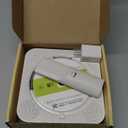 Bluetooth Portable Home CD Music Player with Remote Control, Timer, Built-in Speakers and LED Display - FM Radio Boombox (White)