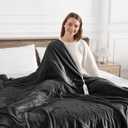 Electric Blanket Queen Heated Blanket Queen Size 84''X 90'' Soft Cozy Flannel with Dual Controller Heating Blanket of 5 Heating Level & 10 Hour Auto Off, ETL & FCC Certified, Machine Washable (Dark Grey)