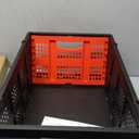 50L Collapsible Utility Crate, Hand Trucks Foldable Storage Bin Organizer