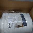 Intelligent Design Twin Comforter Set, Plush Bedding, Microfiber Reverse, 2 Piece, Lightweight, Super Soft Ribbed Velvet Comforter 1 Sham, All Season Fluffy Bed Set, Avril, Twin/Twin XL Ivory