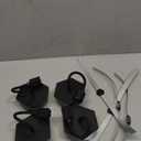 Fly Fans for Tables, Fly Repellent Fan Outdoor Indoor Keep Flies Away, Fly Repellent Fans for Tables with Holographic Blades for Picnic, Party, Restaurant, Kitchen, and BBQ, 4 Pack Black