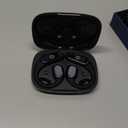 True Wireless Bone Conduction Earphones, OWS Open Ear Headphones with Earhooks, Bluetooth 5.3, Up to 60H Playtime with Case, IP68, AAC/SBC, for Cycling Yoga Workouts (Black)