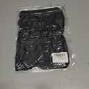 LYANER Women's Mini Skirt High Waist Ruched Bodycon Skirts Sexy Double Lined Mesh Short Skirt (Black-no Mesh)