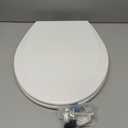 BEMIS 500EC 390 Toilet Seat with Easy Clean & Change Hinges, 1 Pack Round, Cotton White