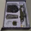 WL K170 RC Helicopter Model, BK Hawk UH-60L 170 Size 4CH Flybarless Helicopter with Adjustable Left and Right Hand Throttle (RTF Version)