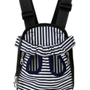 Pawaboo Pet Carrier Backpack, Adjustable Pet Front Cat Dog Carrier Backpack Travel Bag, Legs Out, Easy-Fit for Traveling Hiking Camping for Small Medium Dogs, Medium Size, Black & Purple Daisy