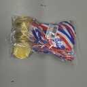2 x Abaokai 12 Pieces Gold Award Baseball Medals for Kids Sports Games, Party Favors, 2 Inches