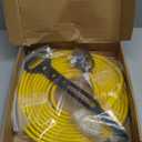 Tellegloww 25 FT Flat RV Generator Adapter Cord NEMA TT-30p to 3X 5-20R/5-15R, 30A to 110V 15/20 A Household Outlet Adapter, 10 Gauge Flat RV Generator Extension Cord, Etl Listed, Yellow