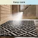 Favoyard Outdoor Rug 5x8 ft Waterproof Reversible Patio Plastic Straw Rugs for Decor Clearance Outside Large RV Camping Area Carpet Mat for Porch Deck Balcony Pool Backyard Picnic Beach Camper Door