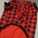 Plaid Dog Hoodie Sweatshirt Sweater for Extra Large Dogs Cat Puppy Clothes Coat Warm and Soft(XL)