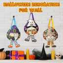 4 Pcs Halloween Trick or Treat Bags Felt Gnome Goodie Candy Buckets Mini Reusable Halloween Gifts Bags Bulk for Trick or Treating Party Favor Supplies