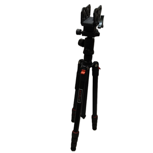 DISIPOD A2540P Carbon Fiber Camera Tripod, Color Black/red