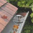 Gutter Guard, Fits for 1.7" ~ 2.4" Round Downspout, 304 Stainless Steel Rigid Filter Strainer, Stops Leaves Seeds and Other Debris, Gutter Cleaning Tool 4 Pack