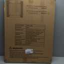 Narrow Baby Gate for Doorways Stairs, 24-29" Wide Pressure Mounted Walk Through Metal Auto Close Safety Child Gatesfor Kids or Pets, Black