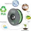 PLA 3D Printer Filament, Dimensional Accuracy +/- 0.02 mm, 1 kg Spool(2.2lbs), 1.75 mm, Lemon Green