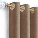 1 inch Curtain Rods for windows 36 to 72" with Crystal Diamond Ball Finials, Single Rod Adjustable Curtain Rod(Gold)