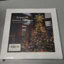 YEAHOME Christmas Tree Topper, Gold Glittered Hollow 7-Point Star Tree Topper, Lighted Wire Star with 20 LED Lights for Christmas Treetop, Xmas Tree Topper with Timer, Christmas Tree Decorations