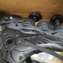 LIKU Fitness Professional Inline Skates Women Men Adult Youth Black (Men 6,Women 7)
