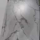 Wisfor Sintered Stone Dining Table: 47.2x27.5 Inch White Kitchen Table with Metal Legs for Dining Room - 6-Seat Restaurant Table (No Chairs)