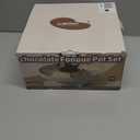 LUSHYUM Chocolate Fondue Pot Set Electric Melting Machine, 4-Cup Capacity 4 Trays 5 Forks 1 Spatula Cheese Warmer, Ideal Gift for Couple Family & Date Night Idea House Warming Holidays Essentials (Cream White)