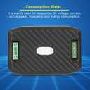 DC Communication Box, DC Current Voltage Power Energy Frequency Power Factor Communication Module Meter with RS485 USB Interface, High Precision Ammeter Voltmeter Multimeter(50A)