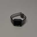 AmBand E1 Rugged Band & Case for Apple Watch Compatible with Series 111, SE3/SE2/SE and Ultra 3/2/1, Lightweight Shockproof Design (Crystal Black), Size: 38mm/40mm/41mm - Series 1-9 & SE