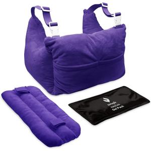 Zomaple Mastectomy Pillow - Post Surgery Pillow, Mastectomy Recovery Must Haves, Breast for After Heart Surgery, Reduction & Augmentation Patients Sleeping, Recovery Seatbelt Protection-Surgery Gift (Imperial Purple)