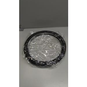 Microfiber Leather Universal 14.5-15 inch Steering Wheel Cover,Easy to Install Non-Slip Breathable Steering Wheel Protector Black