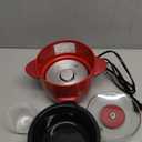 DASH Mini Rice Cooker Steamer with Removable Nonstick Pot, Keep Warm Function & Recipe Guide, Half Quart, for Soups, Stews, Grains & Oatmeal - Red