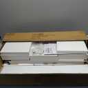 Versatile 7 Tier Wall Shelf Unit,White Lack Wall Shelf,Display Floating Shelf with LED Remote Control Light