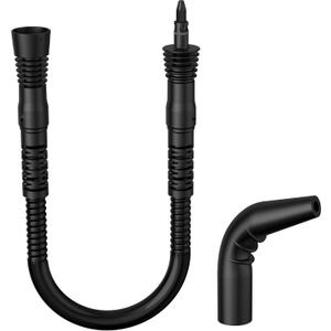 2pcs Accessories of Steam Cleaner, 1 Pcs Extension Hose, 1 Pcs Bent Nozzle