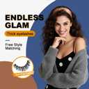 Lash Clusters Wispy Eyelash Clusters 280pcs 10-18mm Volume Cluster Eyelash Extensions 80D 100D Individual Lashes for Self Application Sylph 80D&100D, 0.07D