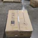 DWVO Makeup Vanity Desk with LED Mirror & 3 Brightness Levels, Makeup Table with 4 Drawers, Power Outlets, Hairdryer Holder & Cushion Stool for Dressing Room (Light White)