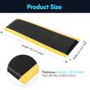 2 x 6 FT Anti Fatigue Mats Industrial 15/16 Inch Thick Soft Sponge Ergonomic Mat Durable Heavy Duty Diamond Plate for Standing Non Slip Industrial Grade Floor Mat for Leg & Back Pain